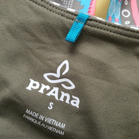 Prana Size S Aztec Print Sleeveless Racerback Skater Dress - Picture 4 of 12